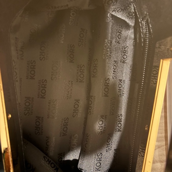 Michael Kors Black Leather Clutch Bag - Picture 10 of 10